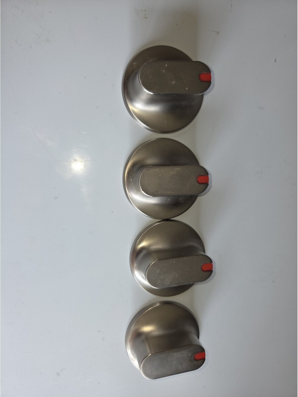 Set of 4 Genuine Samsung Range Stainless Control Knob DG94-00207B A23